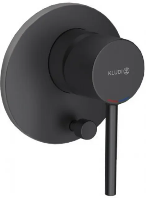 Смеситель для ванны и душа Kludi Bozz 387163976 черный матовый