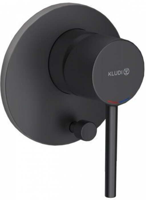 Смеситель для ванны и душа Kludi Bozz 387163976 черный матовый