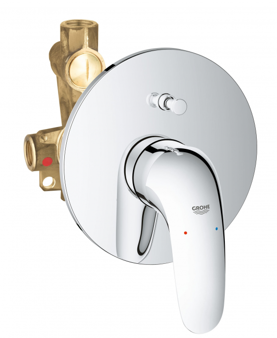 Смеситель для ванны и душа GROHE Eurostyle 23730003 хром