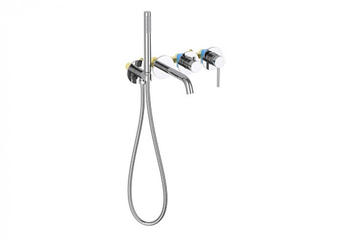 Смеситель для ванны AQUATEK Европа AQ1344CR хром