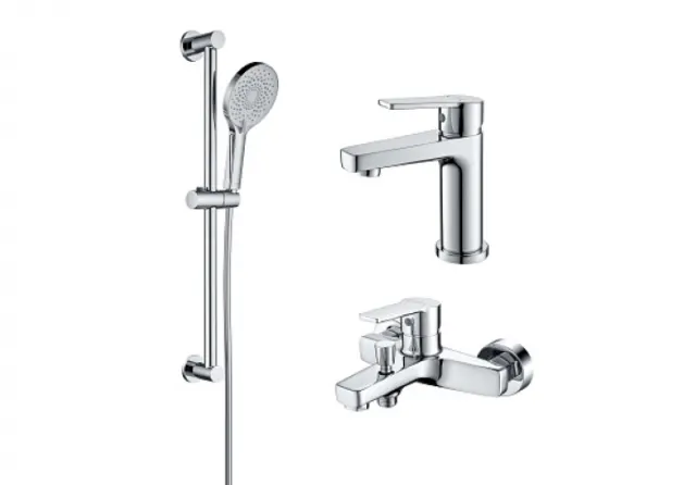 Комплект AQUATEK Лугано AQ1730CR (AQ1710CR+AQ1740CR+AQ2022CR) хром