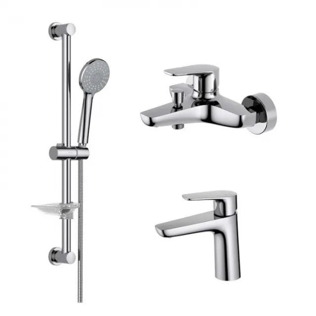Комплект смесителей AQUATEK Бетта AQ1130CR хром