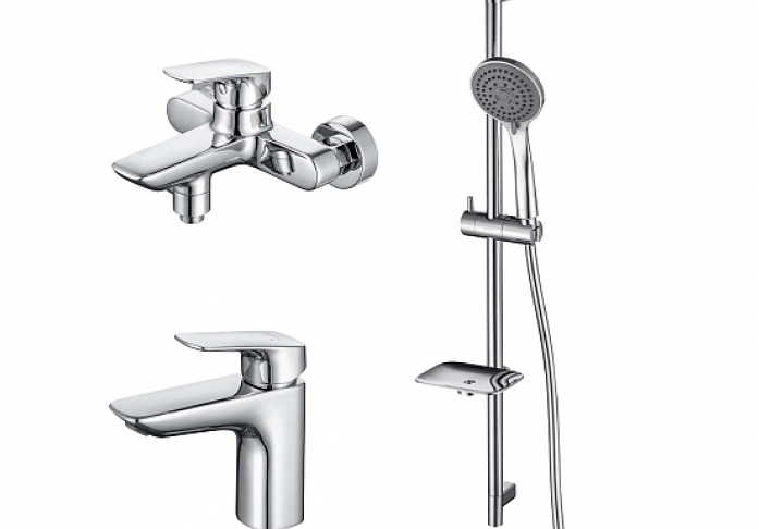 Комплект смесителей AQUATEK Вега AQ1030CR хром