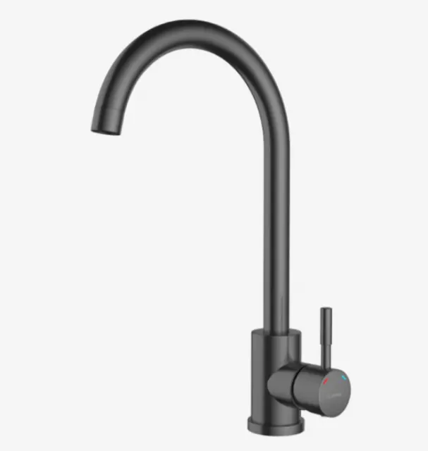 Смеситель для кухни GranFest QUARZ Z-5410 PVD графит