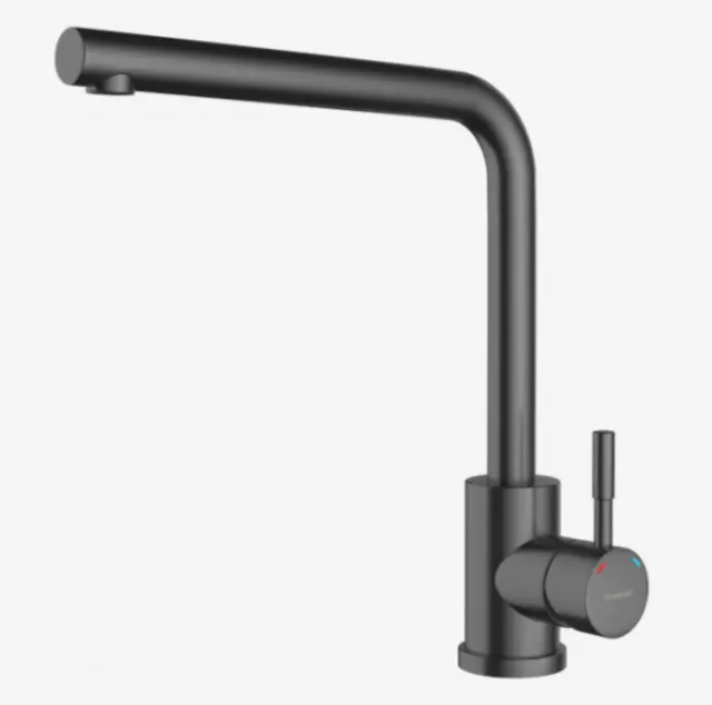 Смеситель для кухни GranFest QUARZ Z-5411 PVD графит