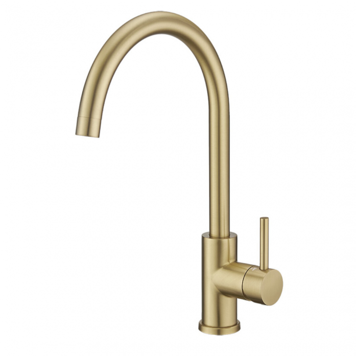 Смеситель для кухни Emar ECB - 3004 PVD Matt Gold
