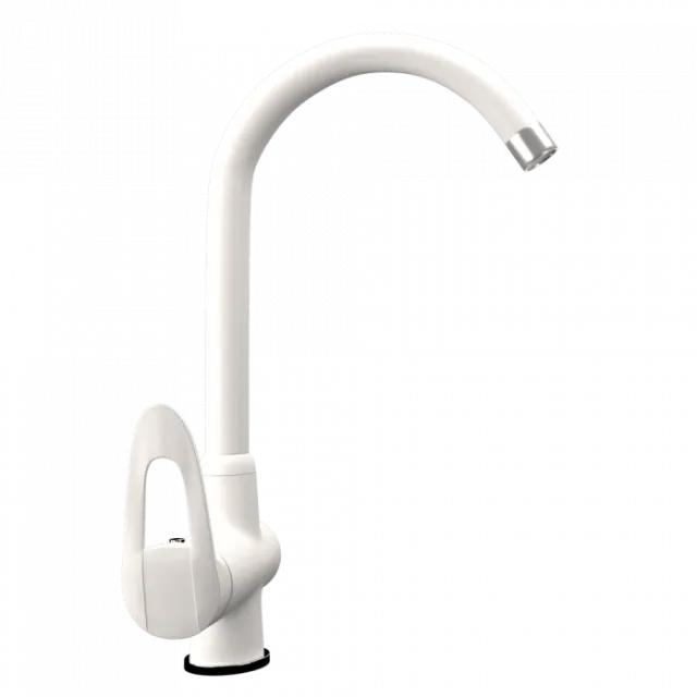 Кухонный смеситель Maunfeld MFQT-6W кремовый