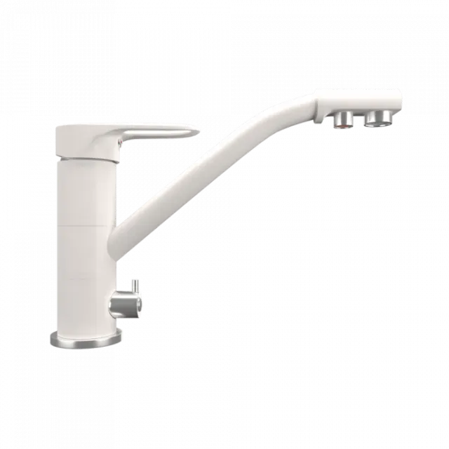 Кухонный смеситель Maunfeld MFQT-10W кремовый