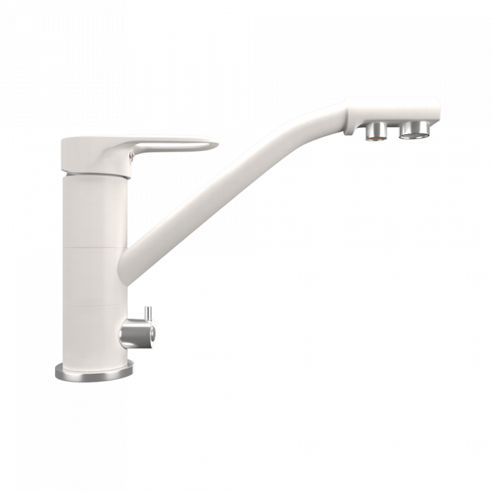 Кухонный смеситель Maunfeld MFQT-10W кремовый