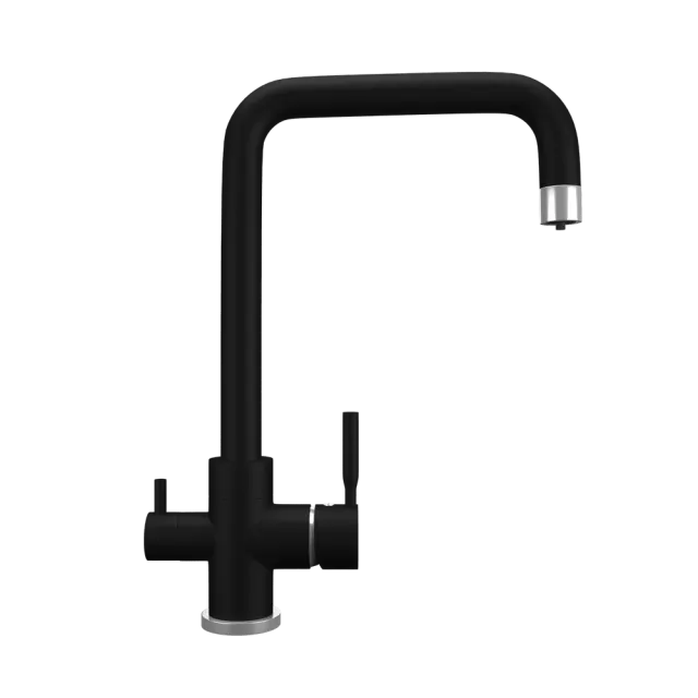 Кухонный смеситель Maunfeld MFQT-19B черный
