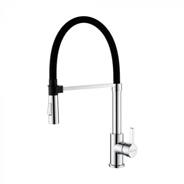 Смеситель для кухни Paulmark HALT, хром, Ha214021-CR,