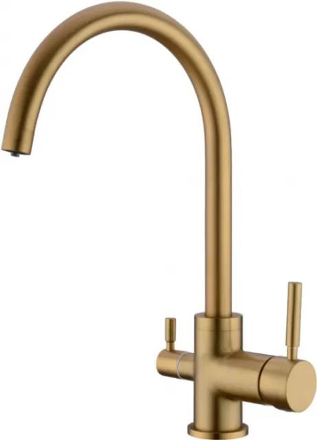Смеситель для кухни Emar ECB - 3007 PVD Golden