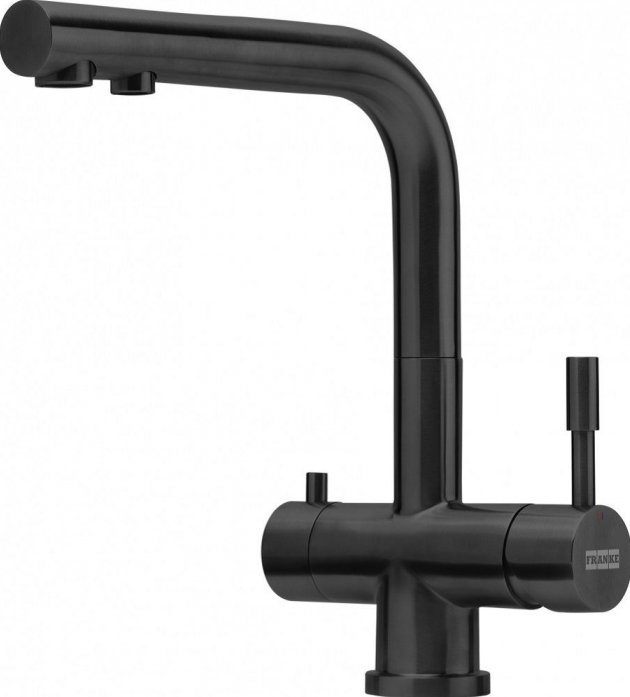 Смеситель для кухни Franke Atlas Clear Water черный матовый 120.0745.585