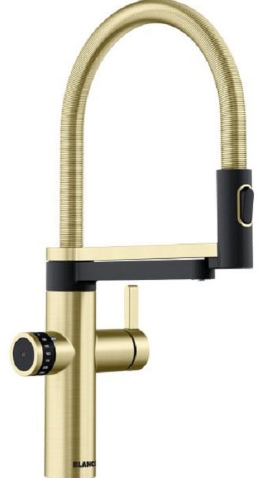 Смеситель для кухни Blanco EVOL-S 5 в1 Satin Gold 527427