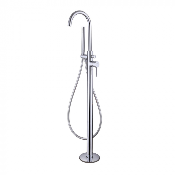Смеситель напольный для ванны Abber Wasser Kreis AF8115N хром