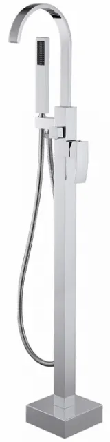 Смеситель напольный Abber Wasserfall AF8615 хром