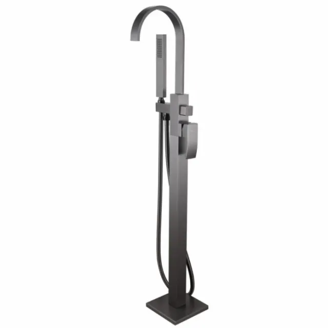 Смеситель напольный Abber Wasserfall AF8615NG никель