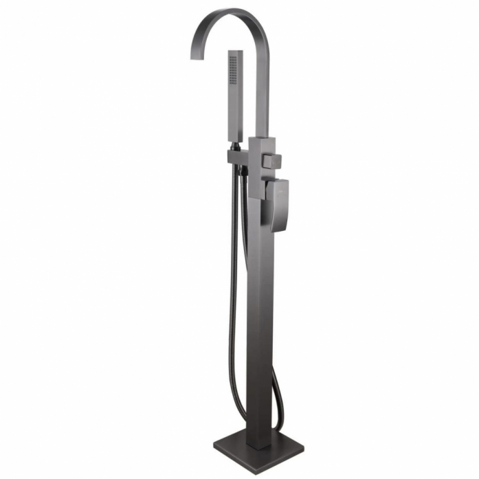 Смеситель напольный Abber Wasserfall AF8615NG никель