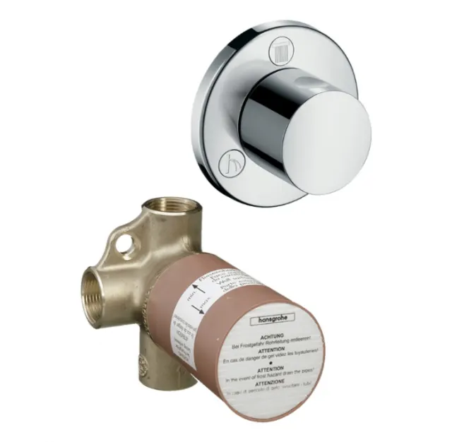 Запорный вентиль Hansgrohe Trio/Quattro 15932000STrio (15932000+15981180) хром