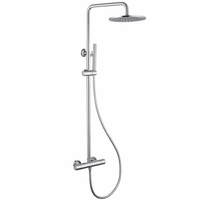 Душевая стойка с термостатом Abber Wasser Kreis AF8160L хром