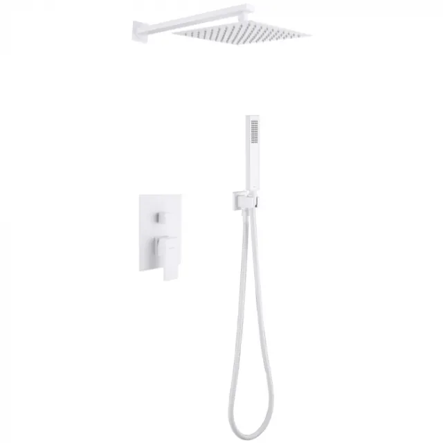 Душевая система Abber Daheim AF8219W белый матовый