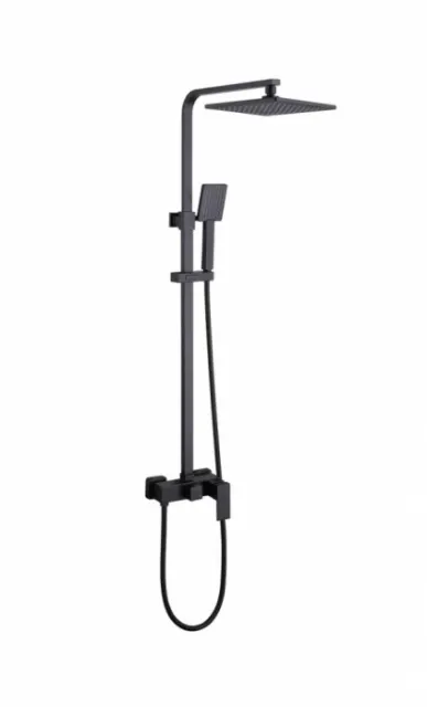Душевая стойка Abber Daheim AF8220BL черный матовый