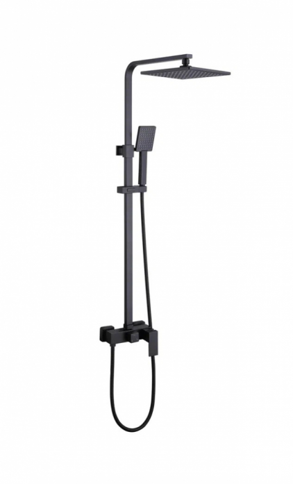 Душевая стойка Abber Daheim AF8220BL черный матовый