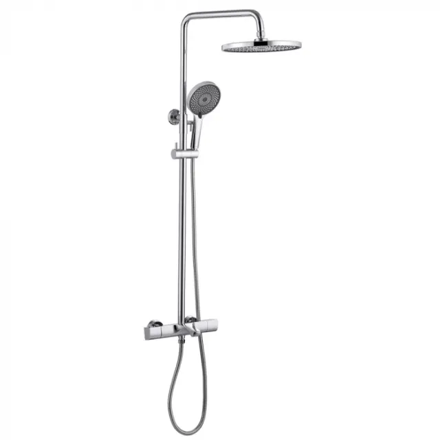 Душевая стойка с термостатом Abber Thermostat AF8516L хром