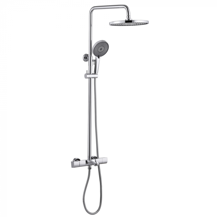 Душевая стойка с термостатом Abber Thermostat AF8516L хром