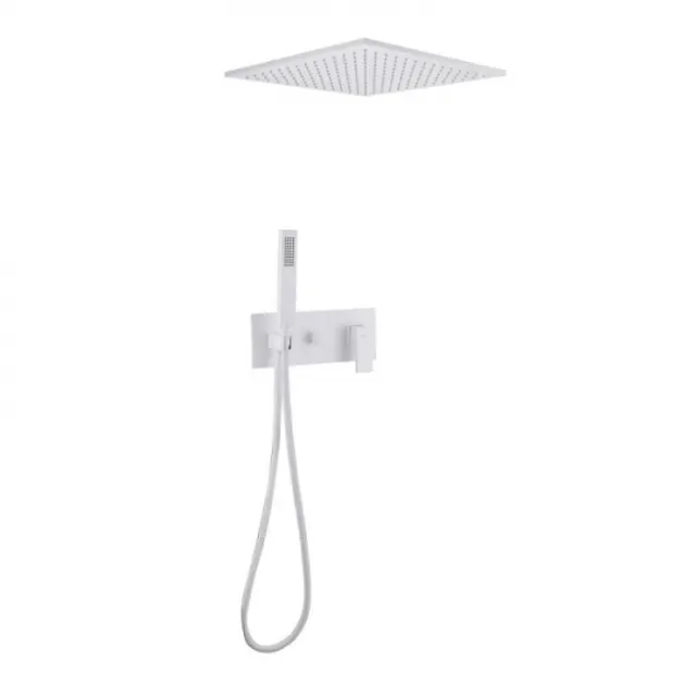Душевая система Abber Daheim AF8221W белый матовый
