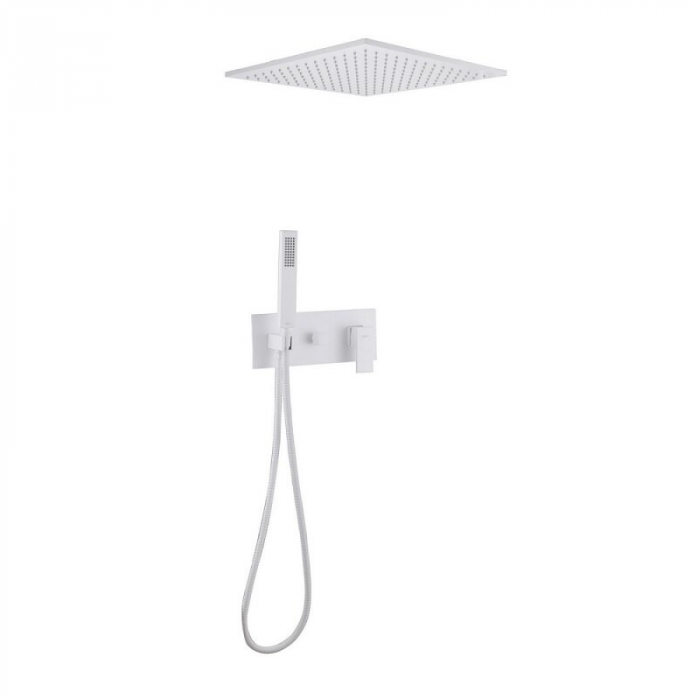 Душевая система Abber Daheim AF8221W белый матовый
