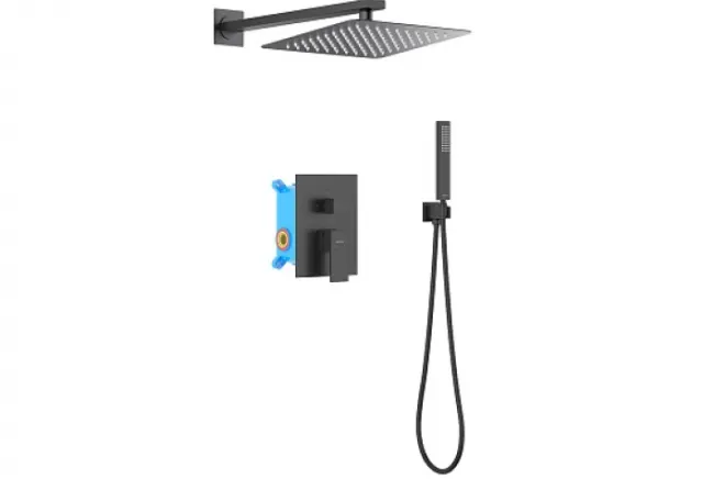 Душевой комплект AQUATEK Либра AQ1672MB матовый черный
