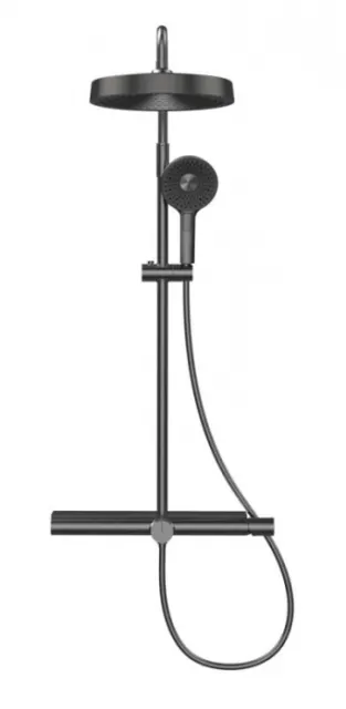 Душевая система AQUAME AQM8010B черный
