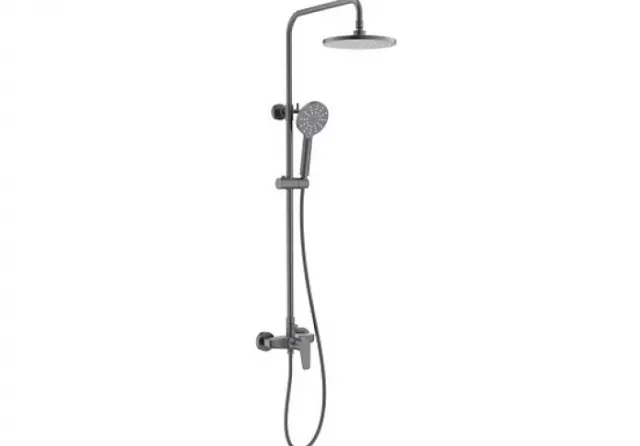 Душевая система AQUATEK Бетта AQ2160BGM оружейная сталь