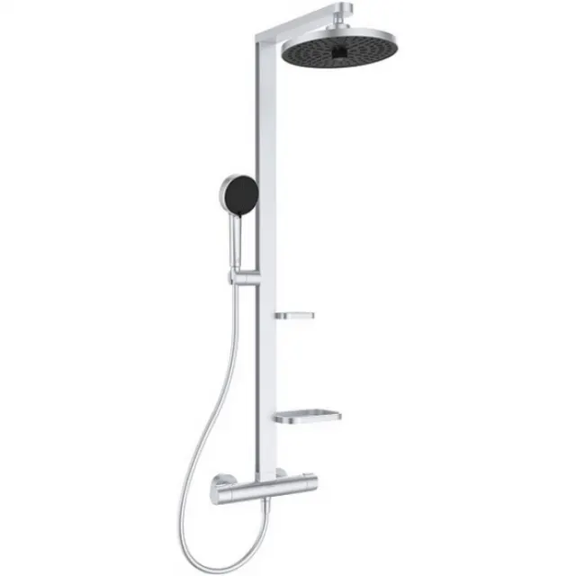 Душевая система с термостатом Ideal Standard ALU+ BD583SI серебро