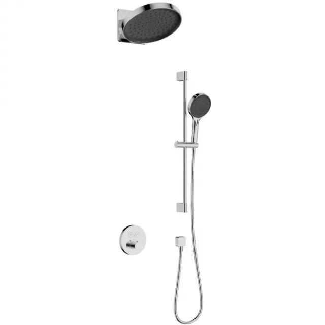 Душевая система с термостатом AQUAME AQM8403CR хром
