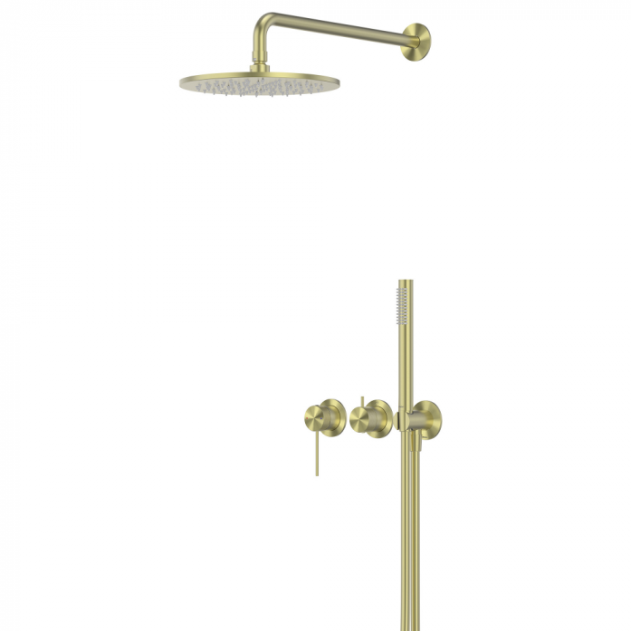 Душевая система Abber Emotion 316 AF8819BG брашированное золото