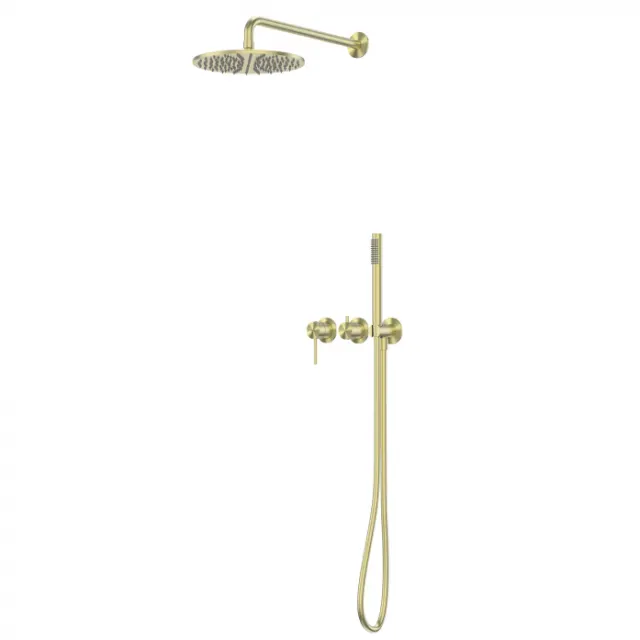 Душевая система Abber Wasser Kreis 316 AF8118BG золото брашированное