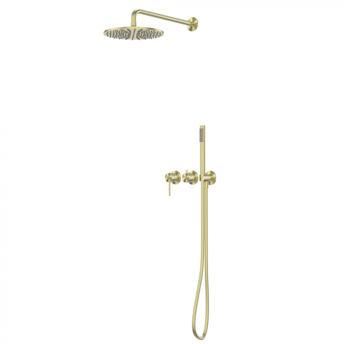 Душевая система Abber Wasser Kreis 316 AF8118BG золото брашированное