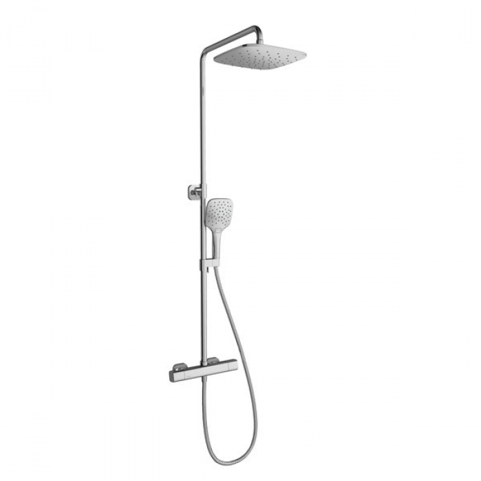 Душевая стойка с термостатическим смесителем Ravak TD F 091.00/150 X070141 хром