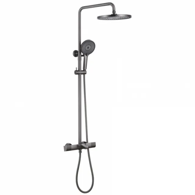Душевая стойка с термостатом Abber Thermostat AF8516NGL никель