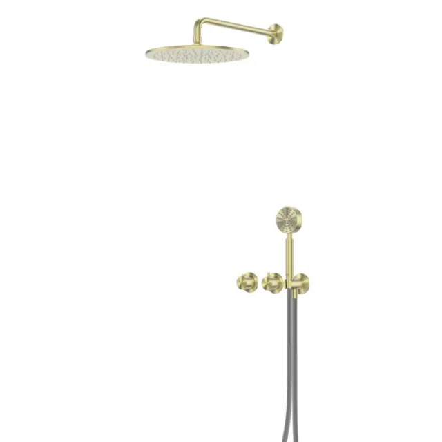 Душевая система Abber Wasser Kreis 316 AF8151BG брашированное золото