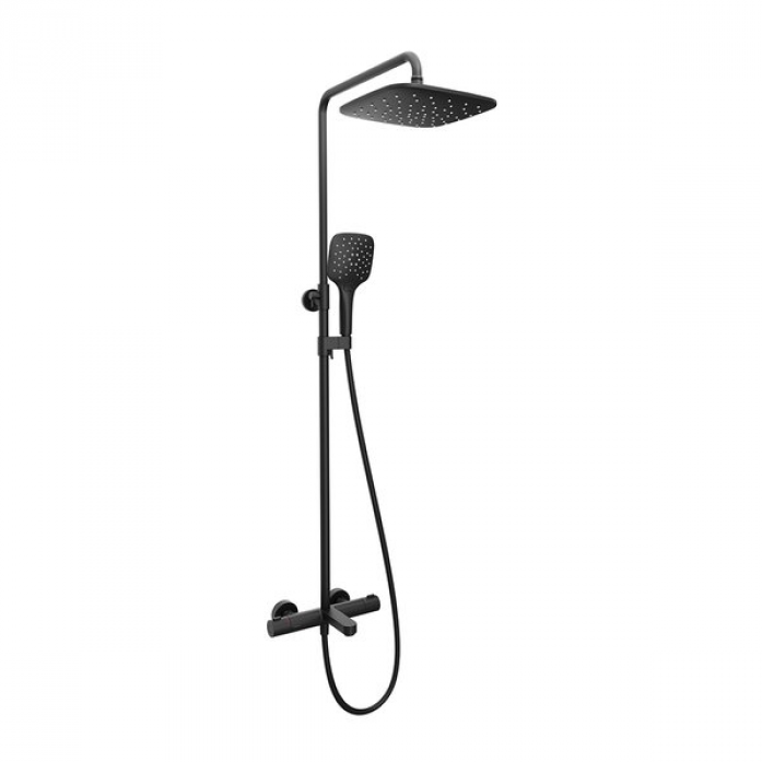 Душевая система с термостатом Ravak Termo 300 TE 092.20BL X070444 черный