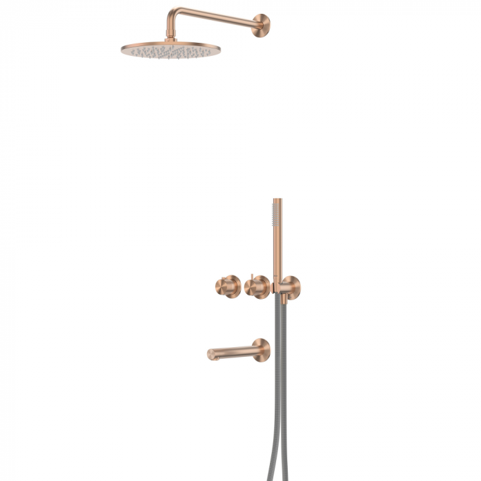 Душевая система Abber Emotion 316 AF8850BRG брашированное розовое золото