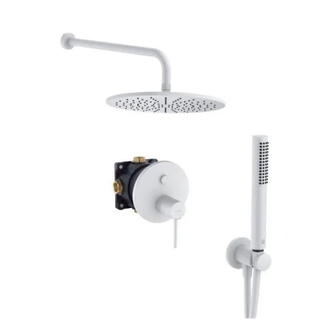 Душевая система Kludi Bozz 386585376 белый матовый