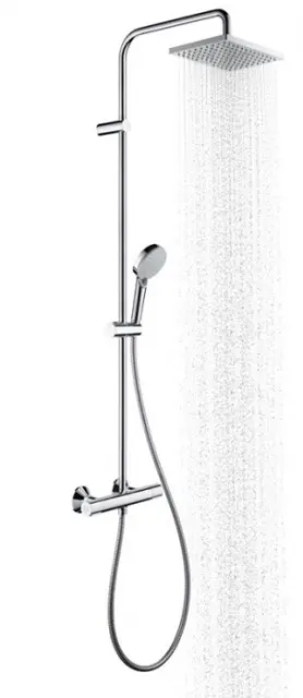 Душевая система с термостатом Hansgrohe Vernis Shape Showerpipe 230 26286000 хром