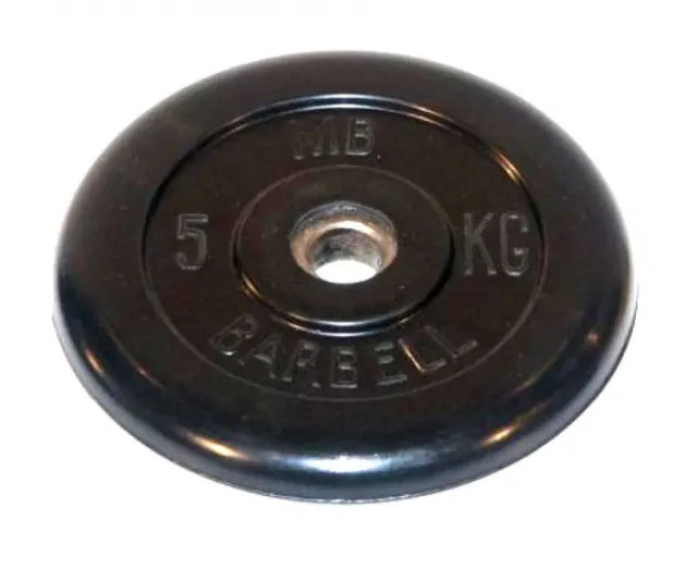 Диск обрезиненный MB Barbell MB-PltB26-5