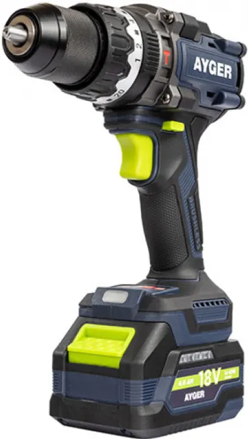 Аккумуляторный бесщеточный шуруповерт Ayger AP20BL4-160