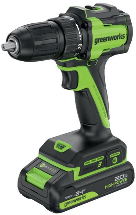 Дрель-шуруповерт GreenWorks DD345 3708307