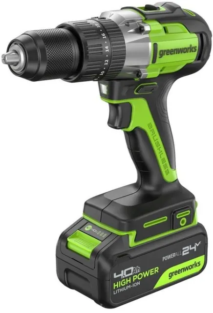 Дрель-шуруповерт GreenWorks GD24DD60 3704107CUB